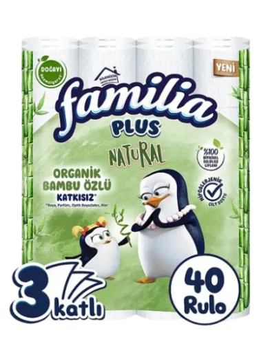 Фамилия тоалетна хартия бамбук - 40 бр.