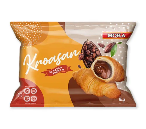 МОКА МИНИ КРОАСАН С КАКАО-1000ГР.
