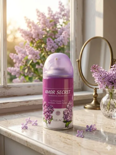АМОР АРОМАТИЗАТОР LILAC ТЪМНО РОЗОВ-250МЛ.