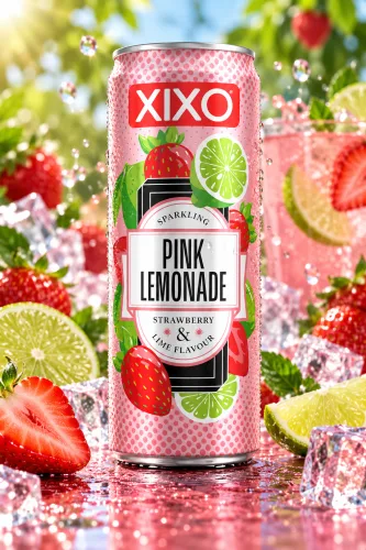 Хихо розова лимонада-250мл./24бр.